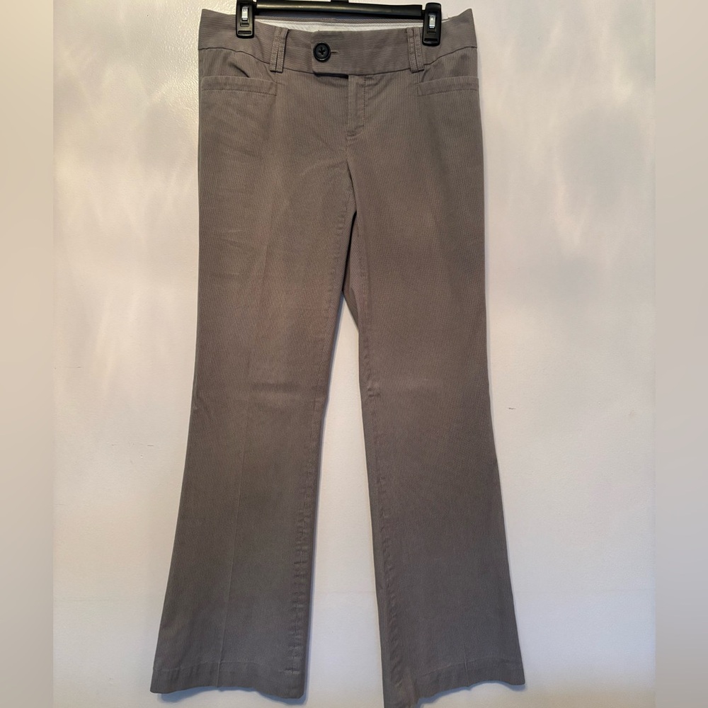 Banana Republic Brown and White Trouser